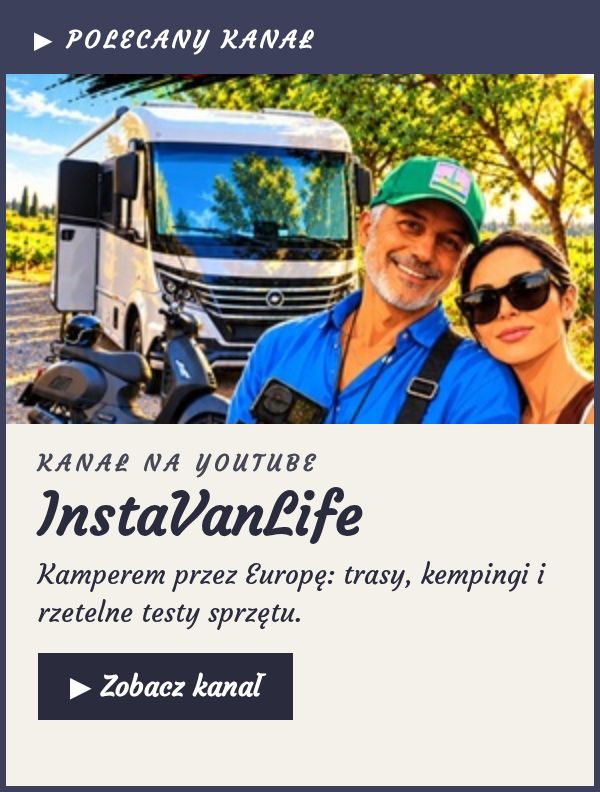 InstaVanLife – kanał o podróżach kamperem na YouTube